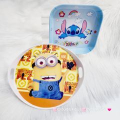Dĩa Ăn Minions & Stitch Cho bé