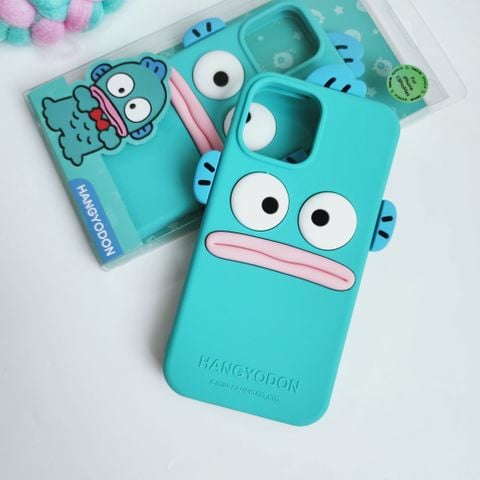 Case Ốp điện thoại iPhone Su dẻo Cá Hangyodon Sanrio Chính hãng iPhone 11/12/13/14/15/Pro/Promax