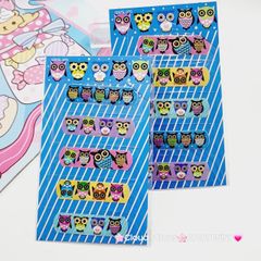 Băng keo cá nhân, dán vết thương Hello Kitty, Cú Mèo, Bọt Biển, One Piece,...