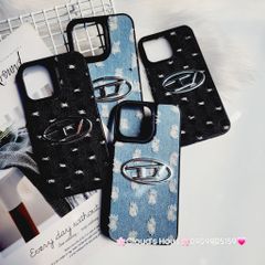 Case Ốp điện thoại iPhone Jeans Diesel Logo chữ D cá tính iPhone 7+/8+/X/Xs/XSMax/11/12/13/14/15/Pro/Promax