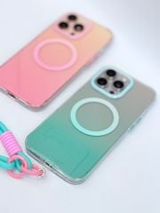 Case Ốp điện thoại iPhone TGVI'S Magsafe Trong Nhám Hologram iPhone 16/Pro/Promax
