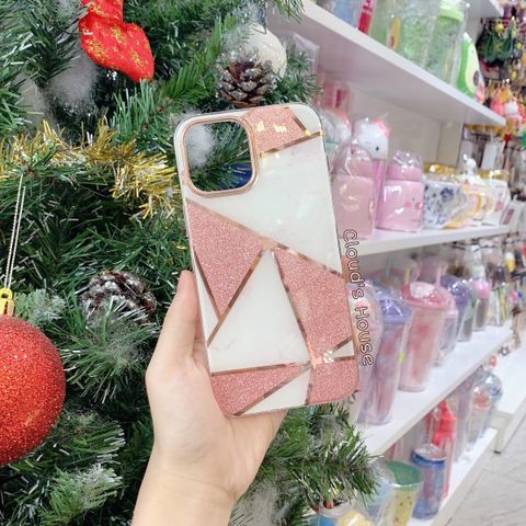 CASE iPhone VÂN ĐÁ MABLE HỒNG