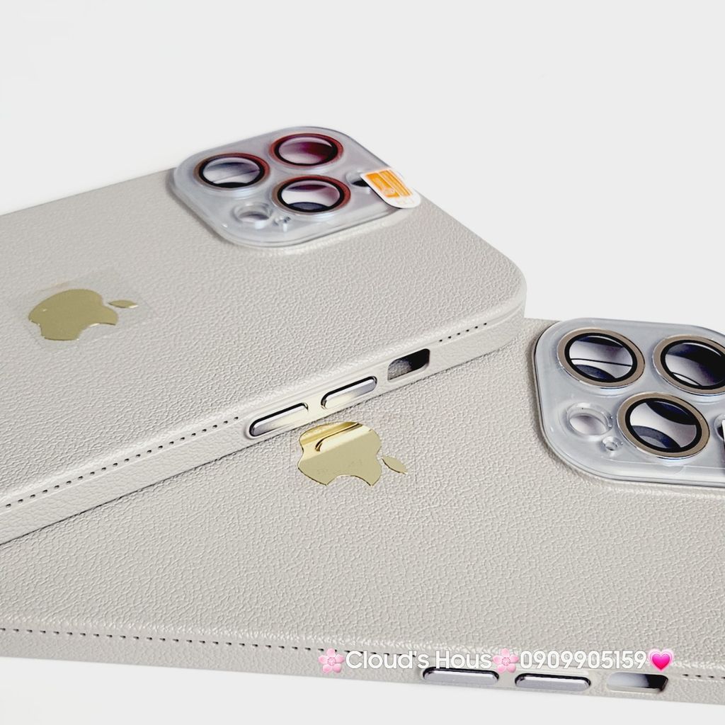 Case Ốp điện thoại iPhone Da Trơn Basic Bảo Vệ Camera iPhone 11/12/13/14/15/Pro/Promax