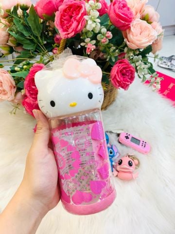 BÌNH NƯỚC HELLO KITTY Thủy Tinh