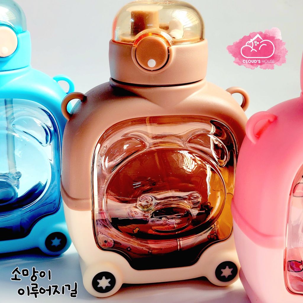 Bình nước Nhựa trong in nổi