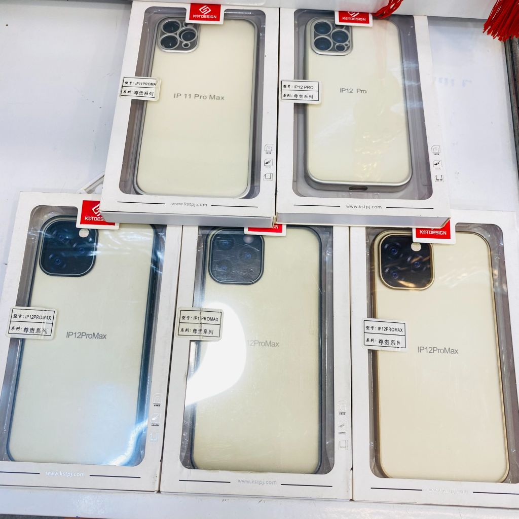 Case Ốp điện thoại iPhone KST Nhám chính hãng viền màu iPhone iPhone X/11/12/Pro/Promax