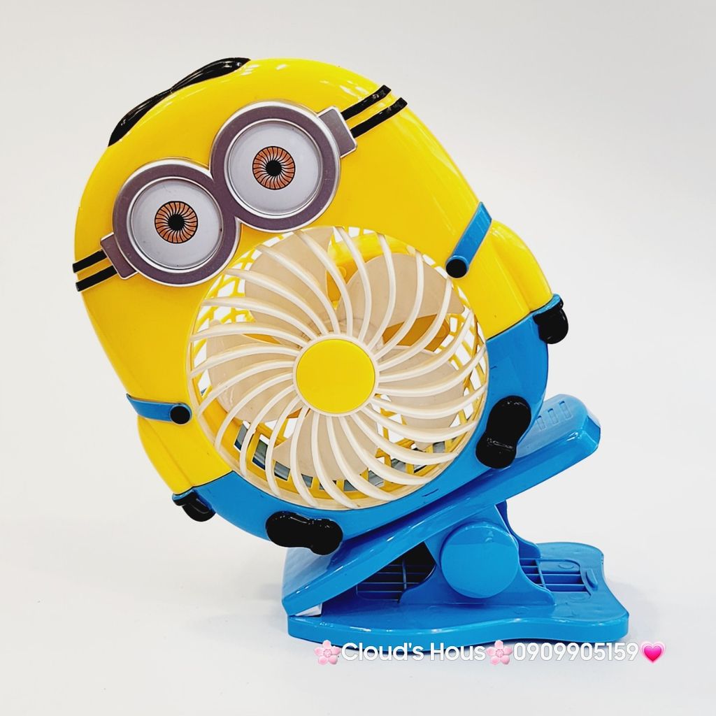 Mini Fan - Quạt kẹp Hình Động vật (Quạt sạc) Sz lớn