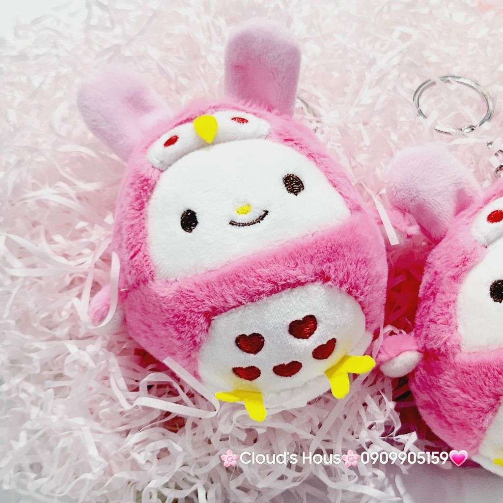 Móc khoá Gấu bông Kuromi & Melody