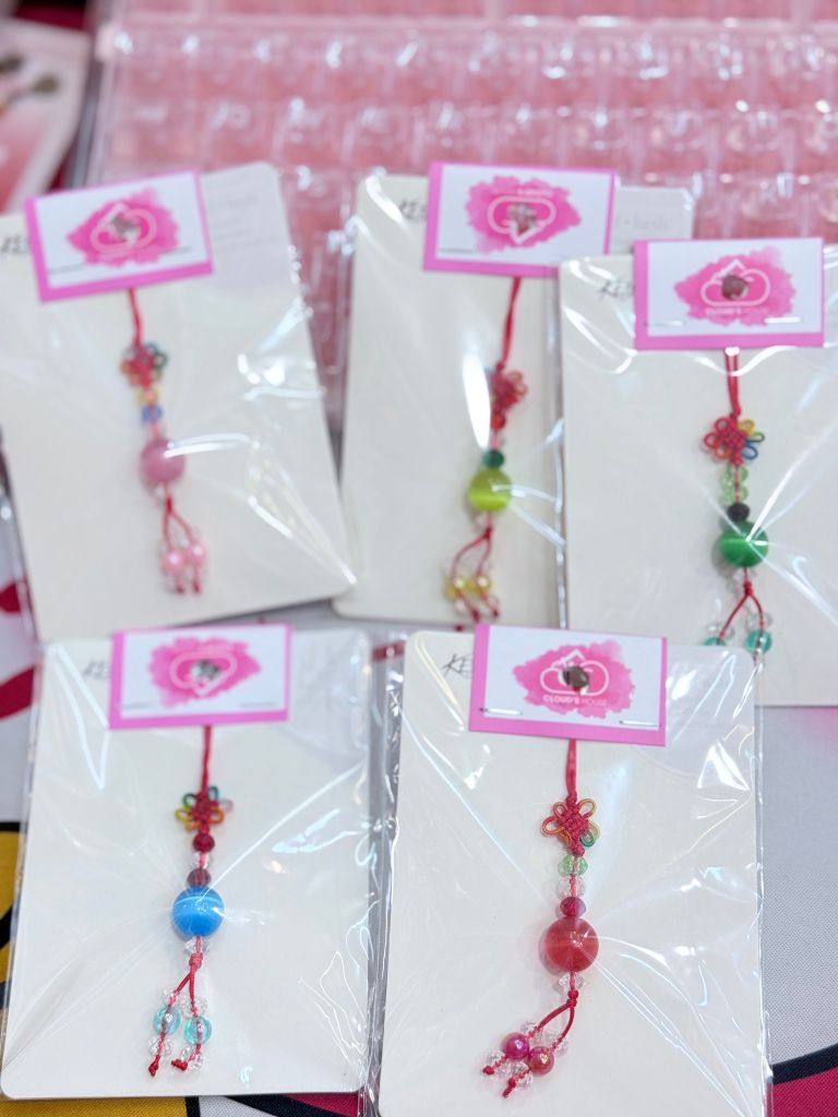 Móc Điện Thoại Móc Túi Phụ Kiện Đẹp nhiều mẫu Tài Lộc chất liệu đá ( TAIWAN)