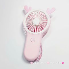Mini Fan - Quạt Cầm Tay nhiều mẫu Sừng Siêu Kute ( nhiều màu)