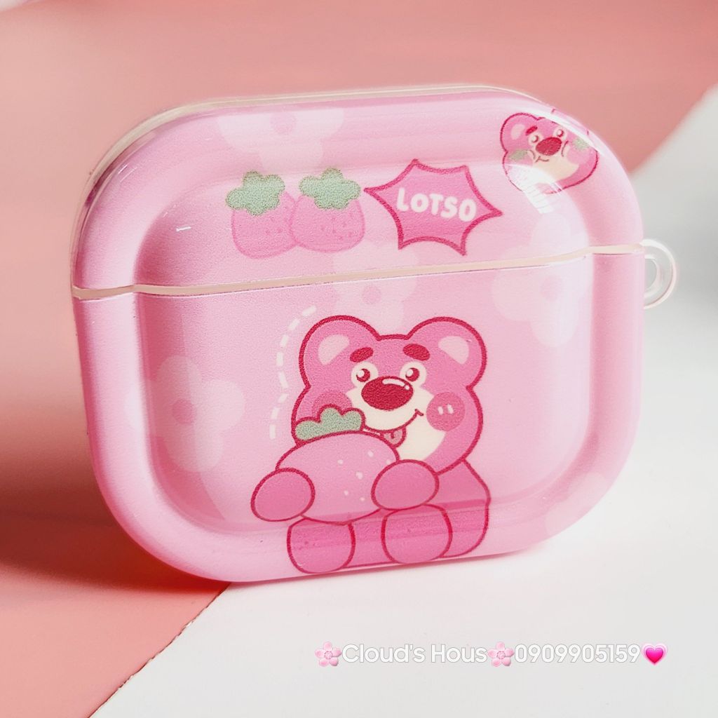 Cover Case Vỏ bảo vệ Airpod Lotso form tròn Airpod 1/2/3/Pro/Pro2