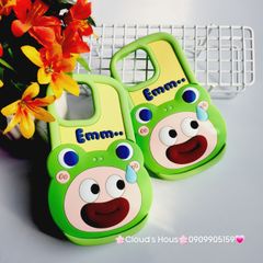 Case Ốp điện thoại iPhone Su dẻo Cosplay Ếch Emm.. iPhone 11/12/13/14/15/Pro/Promax
