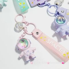 Móc Khóa Phi Hành Gia Lùn Có Đèn Led Space