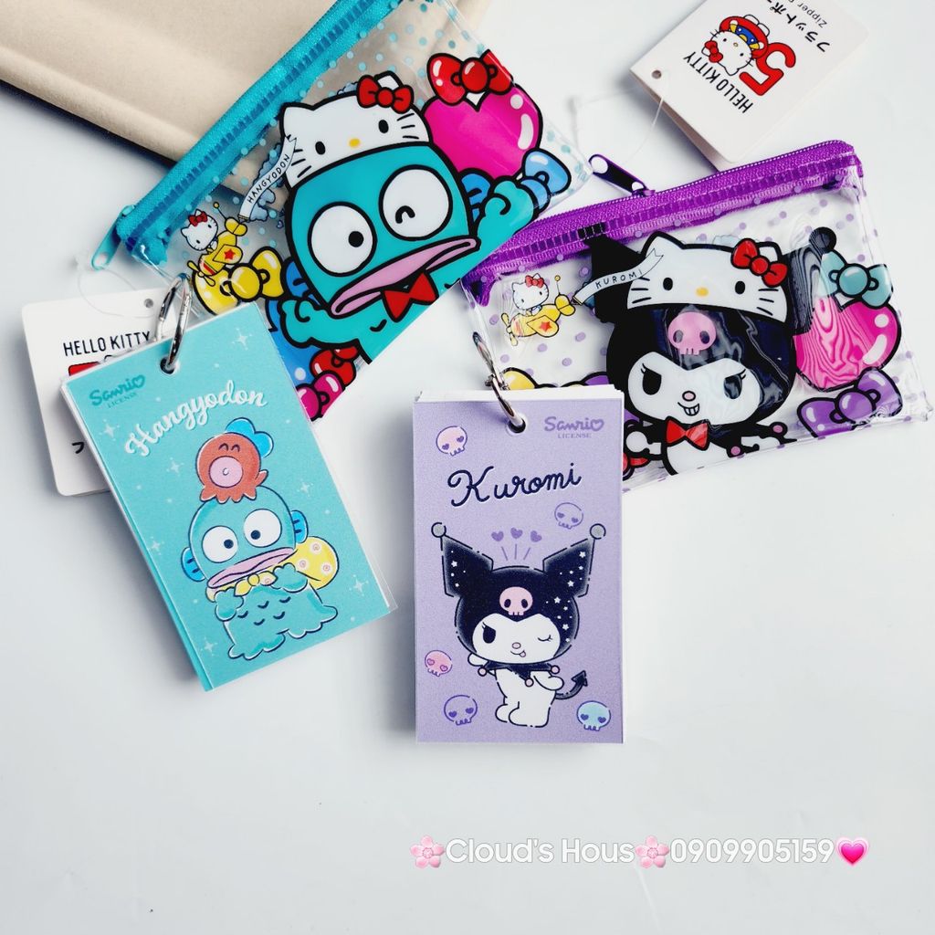 SỔ NOTE Có Bìa Cứng Hangyodon & Kuromi