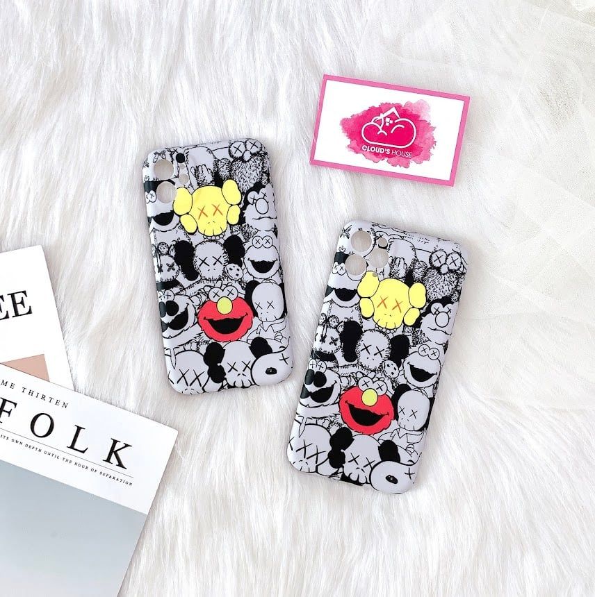 Case Ốp điện thoại iPhone Bearbrick Umku Dẻo Dạ quang iPhone 7/8/X/Xs/XsMax/11/Pro/Promax