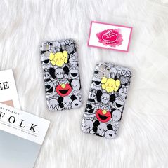 Case Ốp điện thoại iPhone Bearbrick Umku Dẻo Dạ quang iPhone 7/8/X/Xs/XsMax/11/Pro/Promax