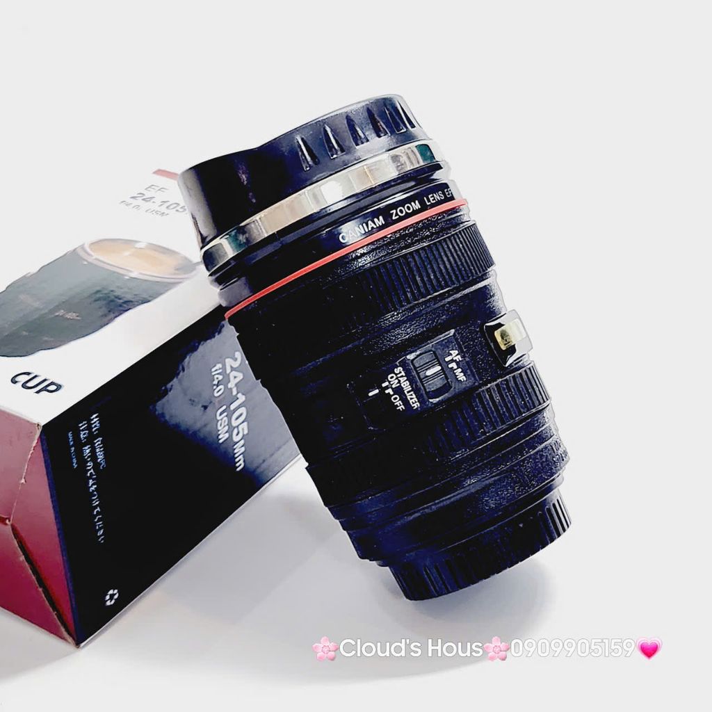 Ly Nước Hình Ống Kính Camera Caniam