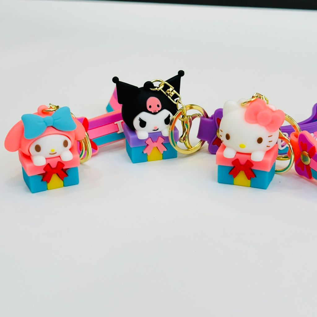 Móc Khóa Sanrio Kitty Hộp Quà I Love You
