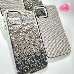 Case Ốp điện thoại iPhone Đính đá Ombre Bling bling sang chảnh iPhone 11/12/13/14/Pro/Promax