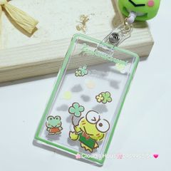 ĐỰNG THẺ ĐEO Trong Hình Kute Kèm Móc Khóa Dây giật ( HÀNG THÁI)