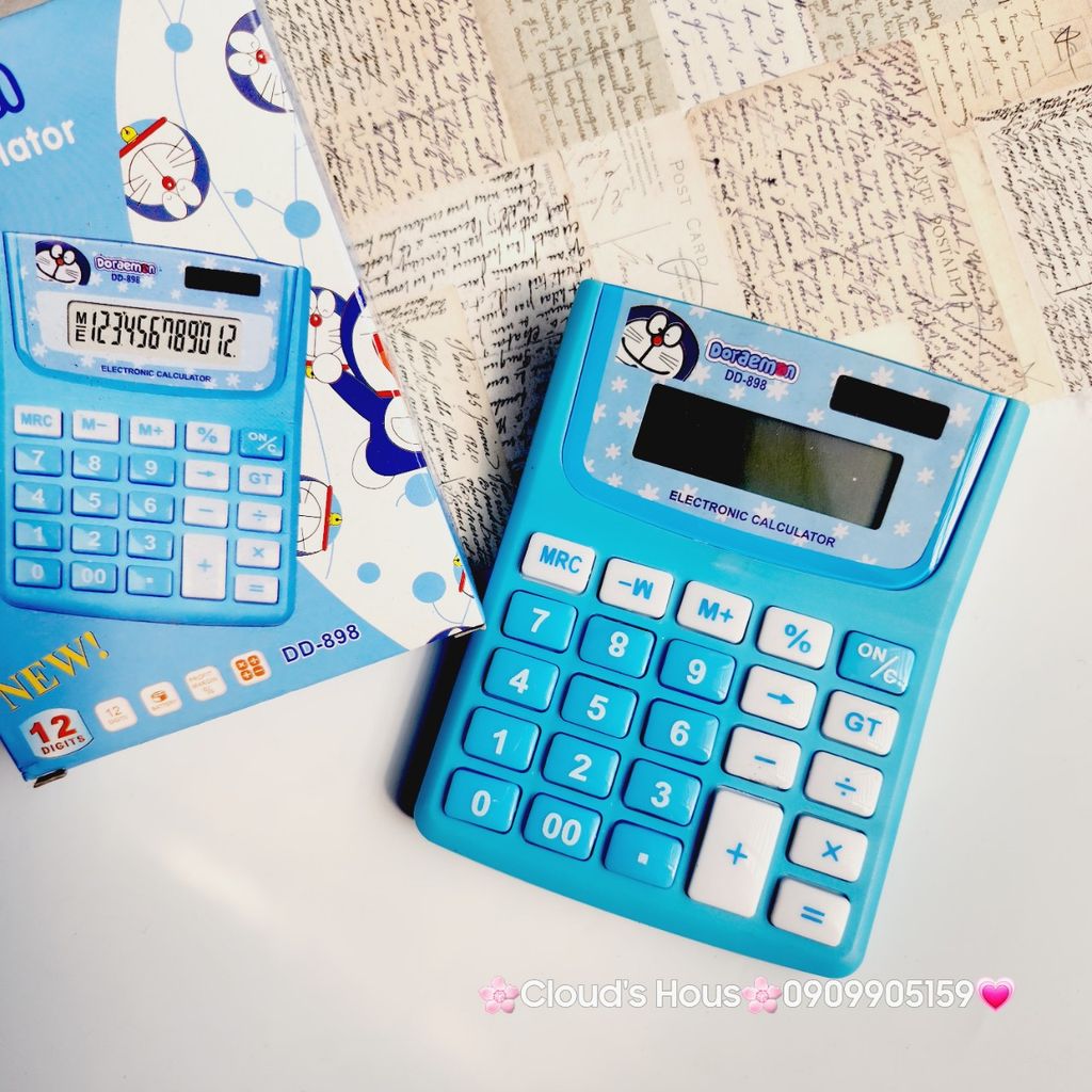 Máy Tính Doraemon Mini Nhỏ Gọn DD-898