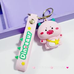 Móc Khóa Khủng Long Đeo Giỏ Kute Dinosaur