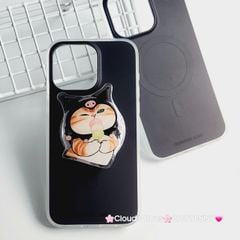 Case Ốp điện thoại iPhone Trong Nhám Magsafe Đen Zoozoo Case iPhone 12/13/14/15/Pro/Promax