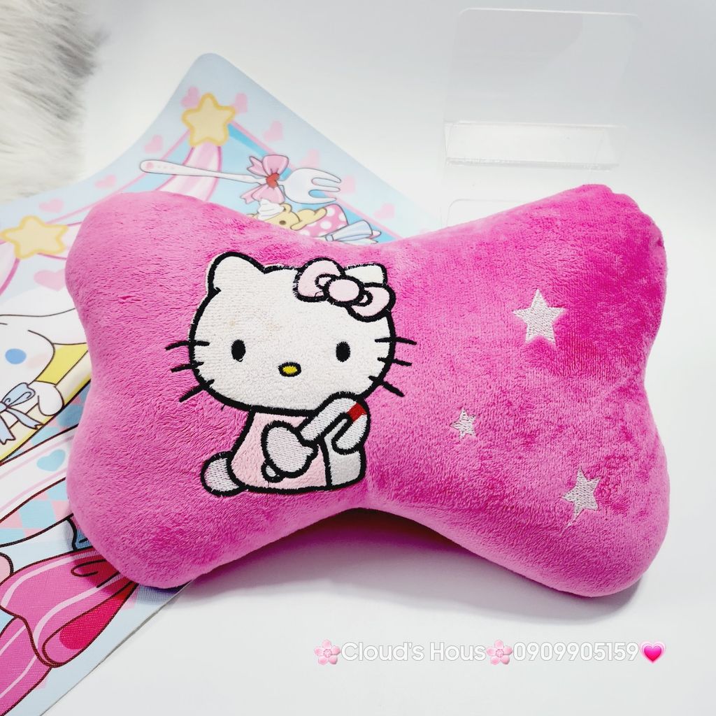 Gối kê cổ ô tô Hello Kitty