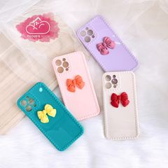 CASE IPHONE ICON NỔI Bóng Nơ Xinh Xắn