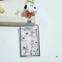 ĐỰNG THẺ ĐEO Trong Hình Kute Kèm Móc Khóa Dây giật ( HÀNG THÁI)