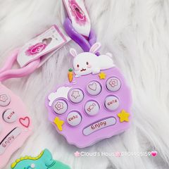 MÓC KHOÁ Đồ Chơi Bấm Pop it đèn nhạc