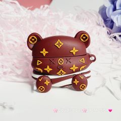 Cover Case Vỏ bảo vệ Airpod Bearbrick LV Su dẻo Airpod 1/2/3/Pro/Pro2