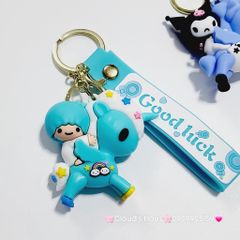 Móc Khóa Kuromi & Cậu bé Cưỡi Ngựa Good Luck (2 mẫu)