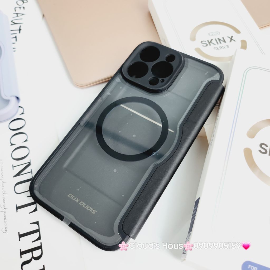 Case Ốp điện thoại iPhone Bao da Skin X Magsafe iPhone 11/12/13/14/15/Plus/Pro/Promax