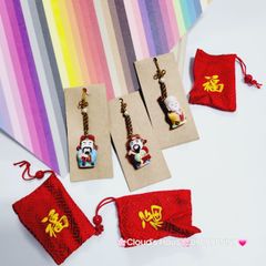 Móc Khóa 3 Ông Phúc Lộc Thọ Đài Loan ( TAIWAN)