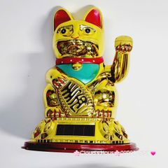 Mèo Thần Tài Mạ Vàng Nhiều Mẫu Nhiều Size