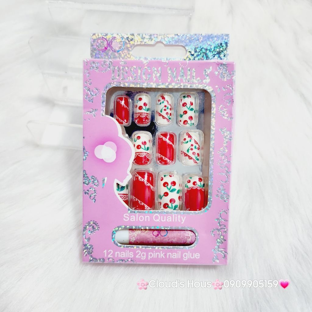 Bộ Móng Giả 12 móng nhiều mẫu -Nail