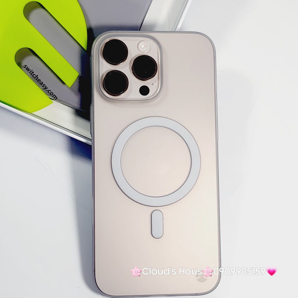Case Ốp điện thoại iPhone Switcheasy Ultra Slim Nhám Lụa Siêu Mỏng Magsafe 0.35mm 16/Plus/Pro/Promax
