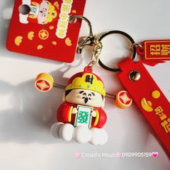 Móc Khóa Ông Thần Tài Ngồi Mây - TẾT