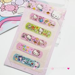 Băng keo cá nhân, dán vết thương Hello Kitty, Cú Mèo, Bọt Biển, One Piece,...