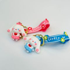 Móc Khóa Thỏ Cinnamoroll Mặc đồ học sinh Lovely