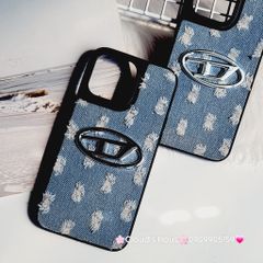 Case Ốp điện thoại iPhone Jeans Diesel Logo chữ D cá tính iPhone 7+/8+/X/Xs/XSMax/11/12/13/14/15/Pro/Promax