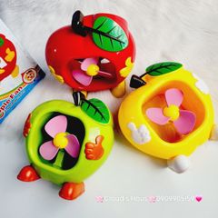 Mini Fan - Quạt hình Táo để (3 màu) Sz Lớn