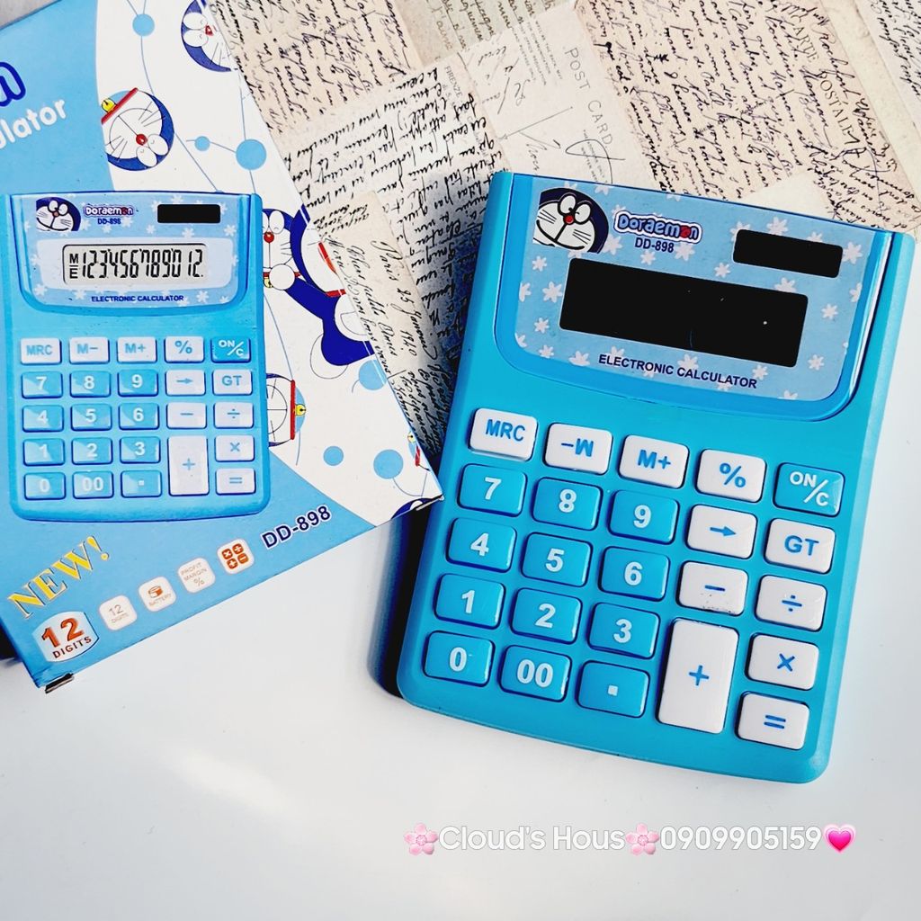 Máy Tính Doraemon Mini Nhỏ Gọn DD-898