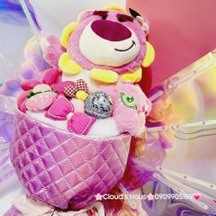 Bó hoa Gấu Bông Gấu Dâu Lotso