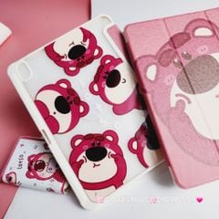 Case Ốp Bao da iPad Gấu dâu Lotso iPad 9.7/10.2/10.9/11inch