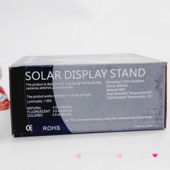 Đế xoay trưng bày năng lương mặt trời - solar display stand