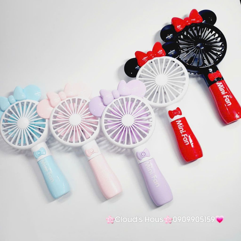 Mini Fan - Quạt Cầm Tay Mickey ( 5 màu)