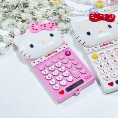 Máy Tính Hello Kitty Mini Cầm Tay (3 màu) - kèm dây charm KT966