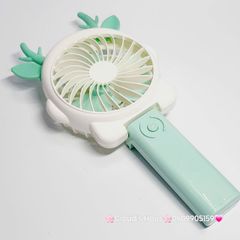 Mini Fan - Quạt Cầm Tay Có Tai Sừng Nhiều màu